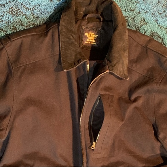 Old Navy black heavy jacket. Men’s XL jacket - Picture 6 of 14